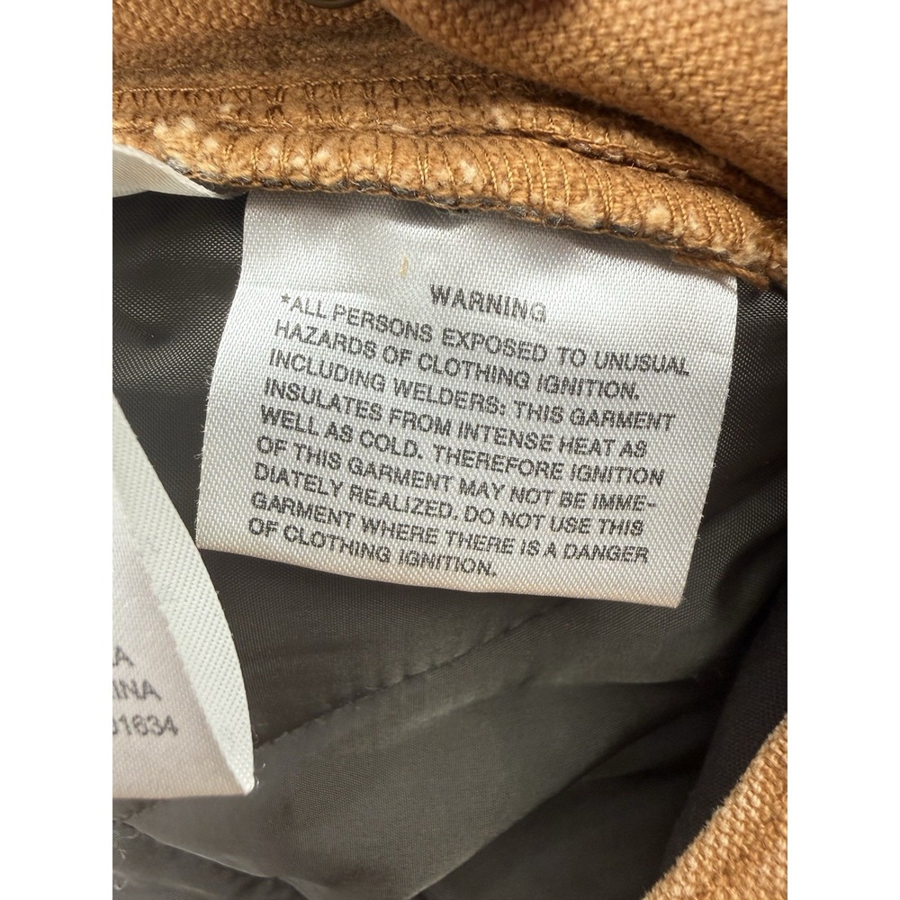 Workwear Insulated Duck Canvas Overalls Brown Medium Walls Zero-Zone - Picture 8 of 8